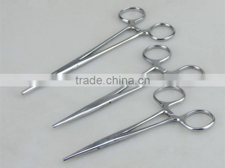 High quality curved artery forcep stainless steel hemostatic clamp / artery clamp