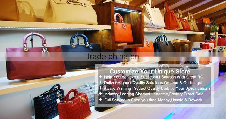 Free design provide wooden wholesale handbag display stand