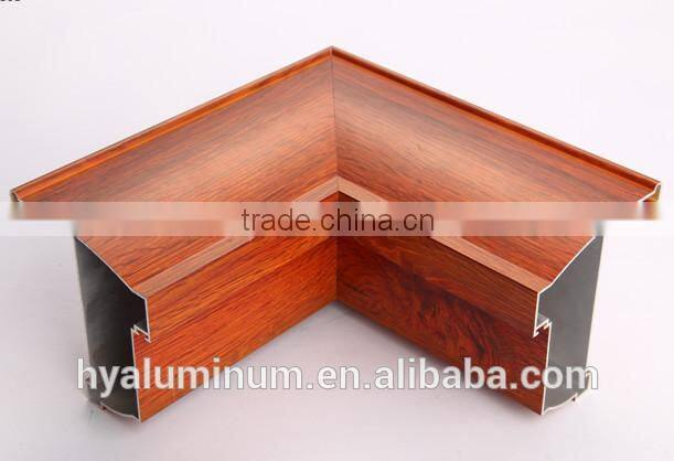 6365 T5 aluminum wood finish profile l extruded aluminum profiles