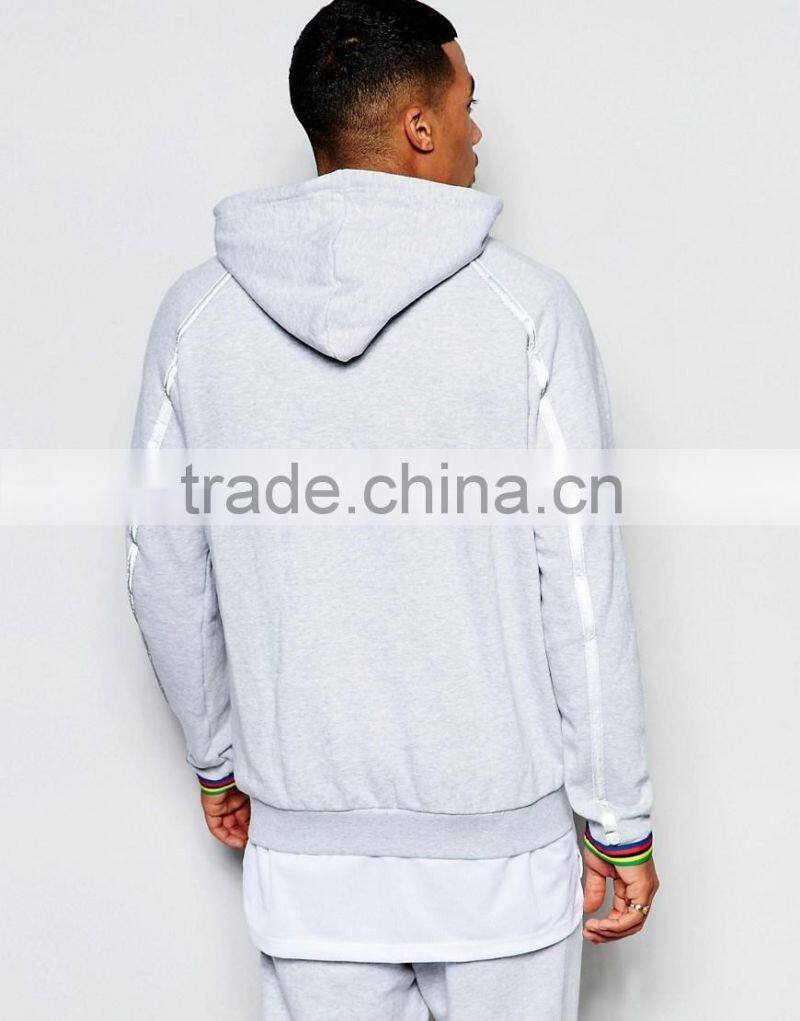 Daijun design your own logo men white 100% cotton custom pullover no brand name hoodies