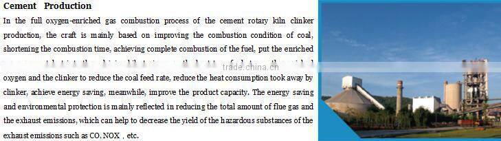 HIGH EFFICIENCY PSA OXYGEN GAS GENERATOR