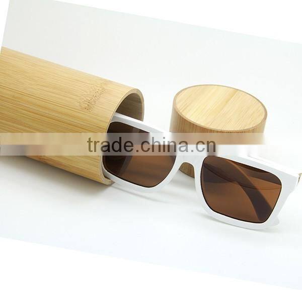 2016 customized logo wood sunglass custom