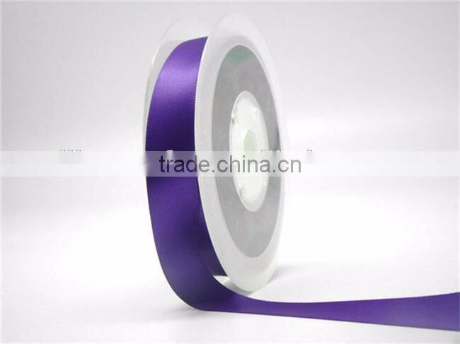 Wholesale 100% Polyester 1/8 inch Double Face Ribbon Satin, Double Side Satin Ribbon