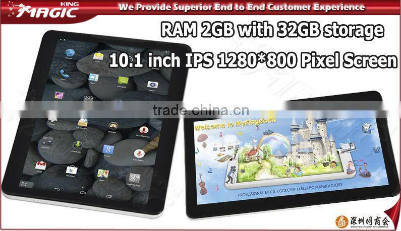 10" IPS screen 1280*800 pixels android4.4 tablet PC