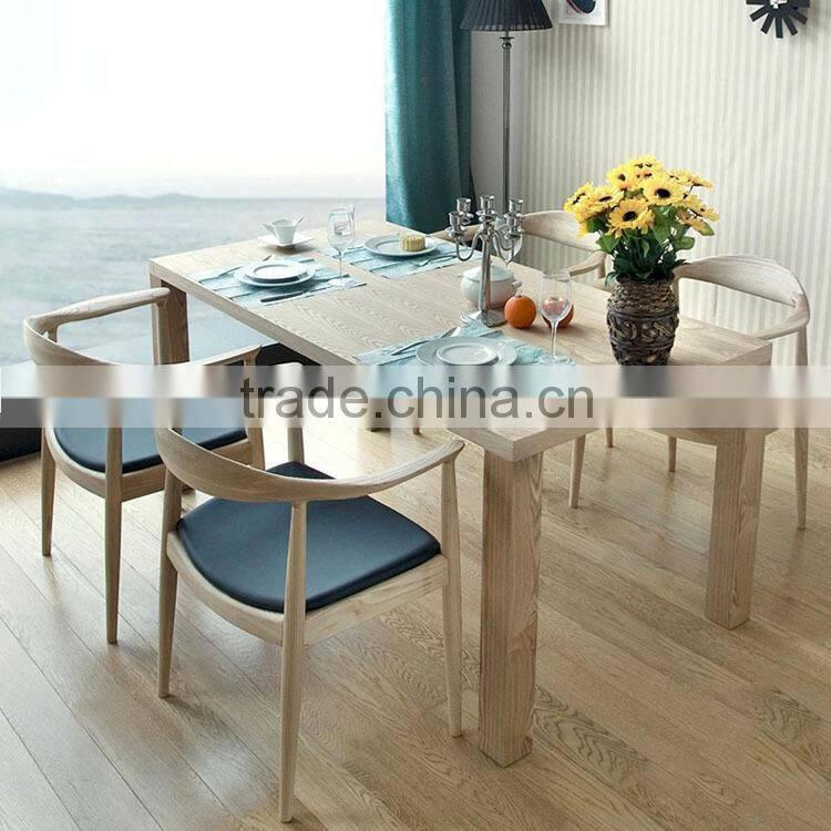 The Kennedy President Election Replica Wood Hans Wegner chair designer wood dining chair