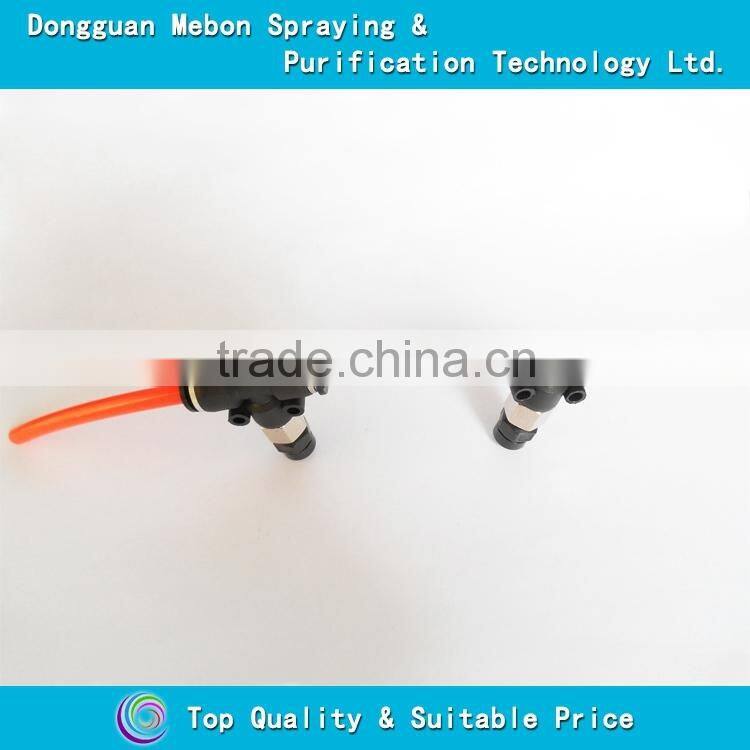 patio cooling mist nozzle with fitting,low pressure plastic fog nozzle