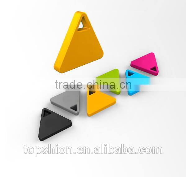 2015 new products mini portable bluetooth anti lost alarm with IOS and Android APP with triangle shape