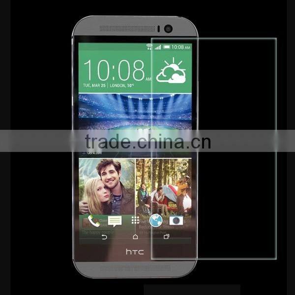 2015 popular mobile phone tempered glass screen protectors for HTC one M7 M8 M9