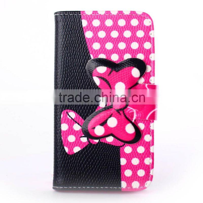 Wholesale For Samsung Galaxy J1 J100 Painted Style Leather TPU Case with Wallet Card Slots Free Shipping