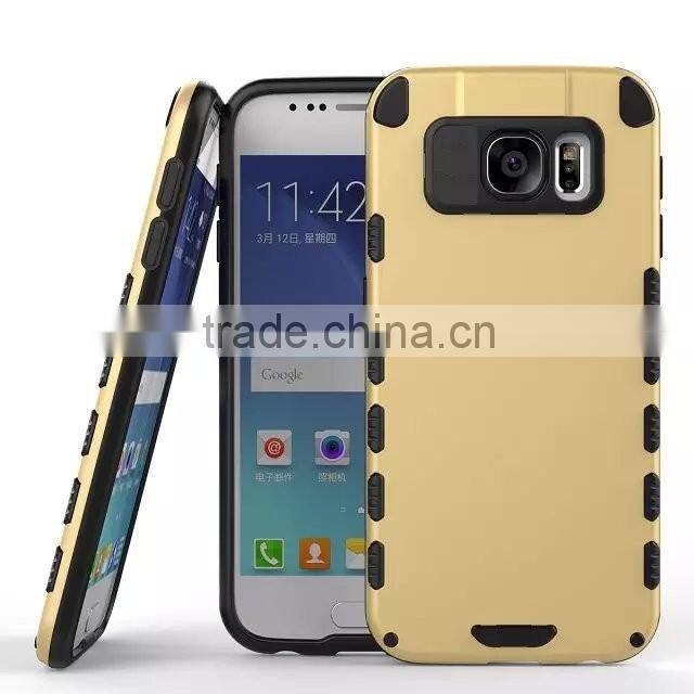 For Samsung Galaxy S6 Hybrid TPU Case, Shockproof Hard Case for Samsung S6 Protective PC Slim Cover