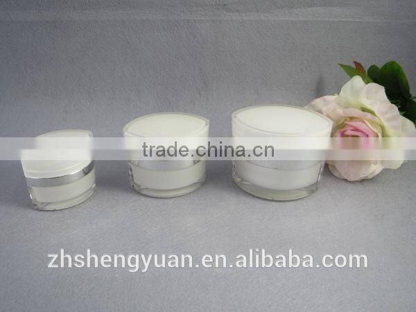 50g eye shape plastic small containers for cream