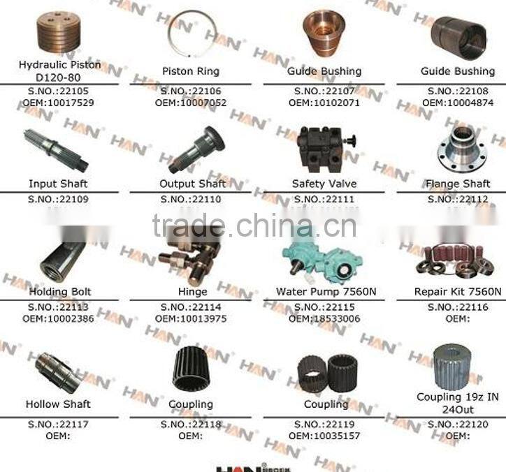 SCHWING repair kit 7560N for putzmeister zoomlion concrete pump spare parts sany cifa junjin ihi