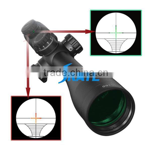4-16x50HE2SF red and green dot tactical rifle scope
