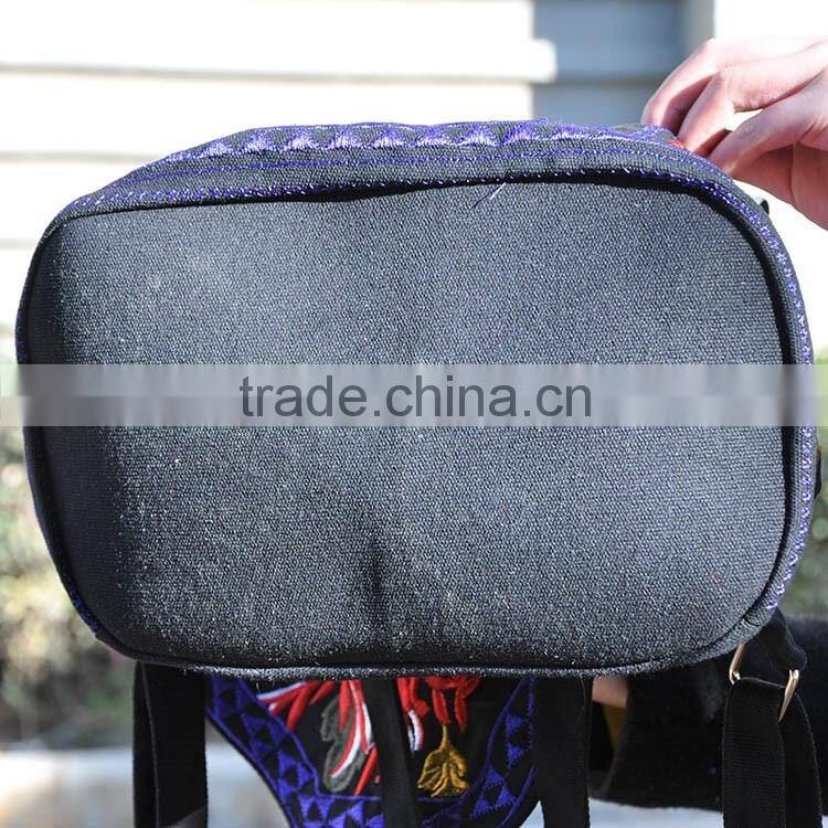 Hot Sale Customized Vintage Canvas Backpack For Women, Vintage soft Backpack Canvas embroidery