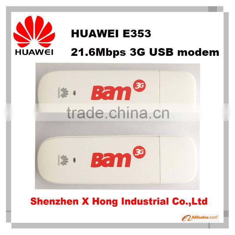 Brand New Original Unlock HSPA+ 21.6Mbps HUAWEI E353 USB 3G Dongle Support 850/1900/2100MHz