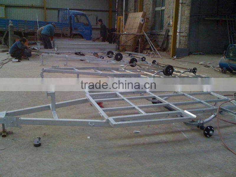 Heavy load capacity with CE approved car trailer