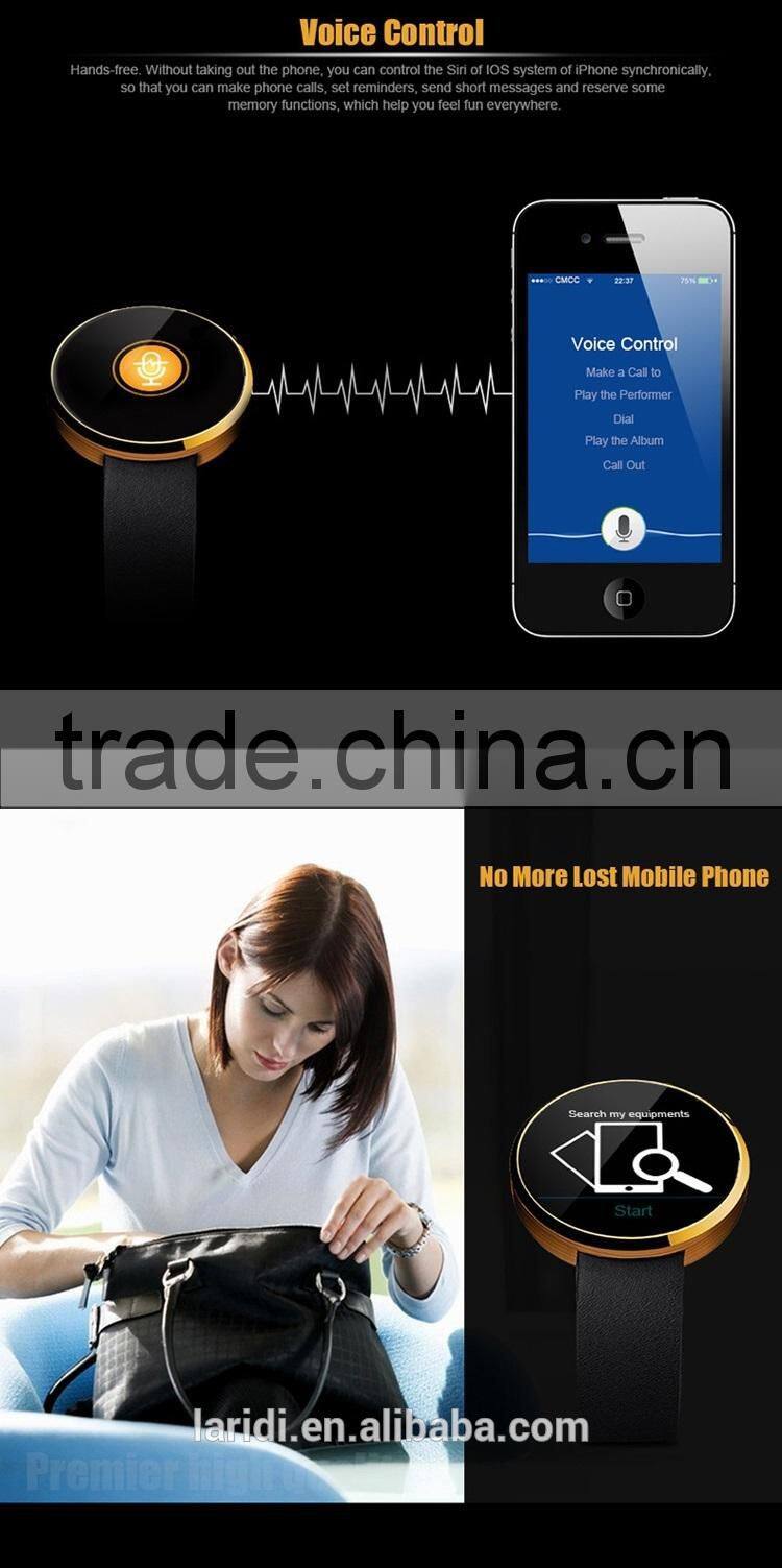 2015 New leather DM360 bluetooth smart watch for full hd 1080p porn sex video android and IOS support pedometer