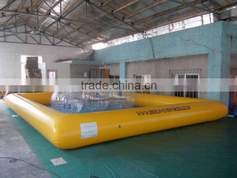 Indoor / Ourdoor Funny Baby Inflatable Swimming Pools 0.6mm - 0.9mm PVC Tarpaulin