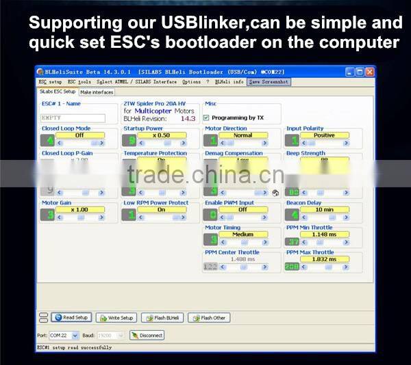 New Arrival ZTW Spider PRO Premium 30A HV OPTO 2-6S ESC Electronic Speed Control 16.8x30.8x4.7mm For RC Multirotor