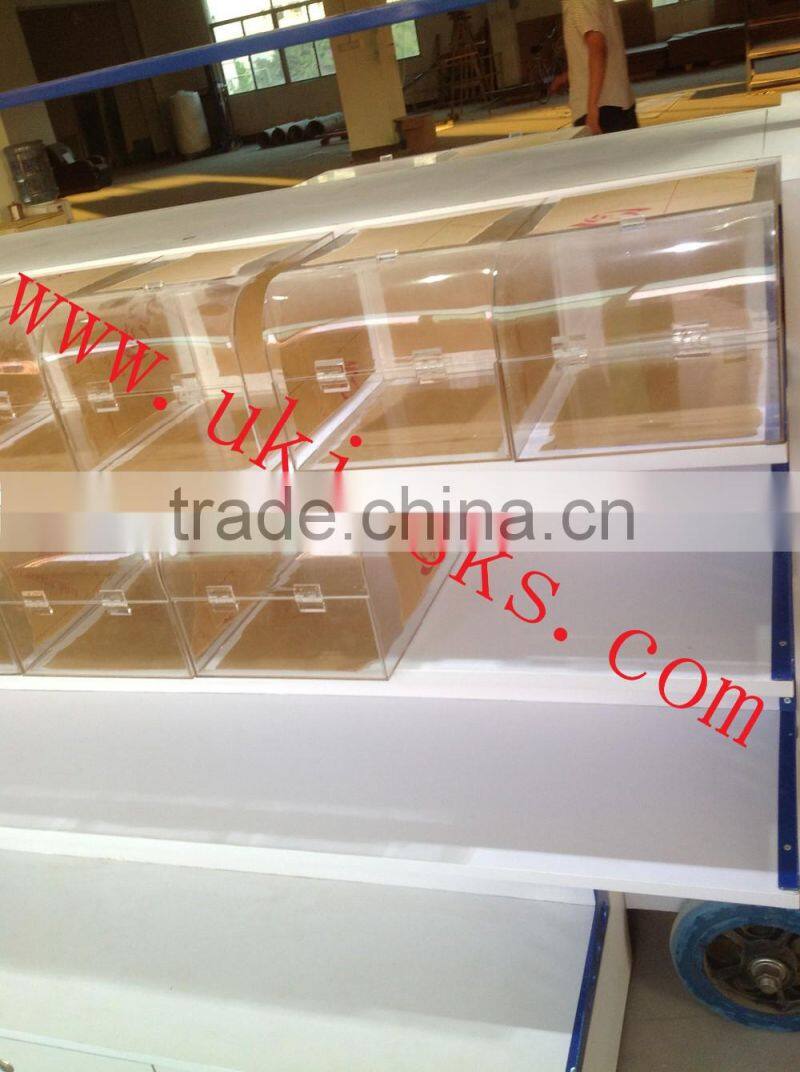 High quality candy cart for sale with acrylic boxes