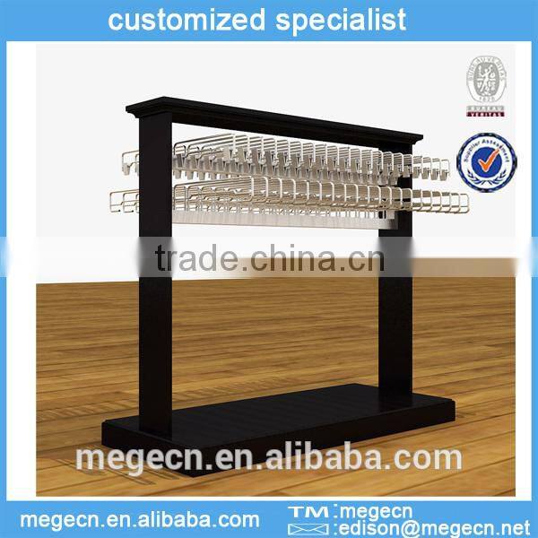 singer wood rack clothes store display shelf