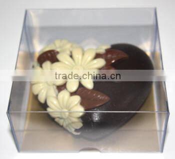 full color printing clear plastic box for chocolate high quality