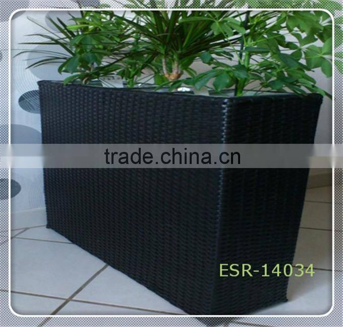 New design garden rattan flower pot