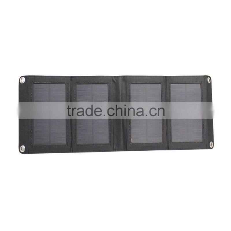 Foldable flexibility portable handphone solar power charger bag for traveller