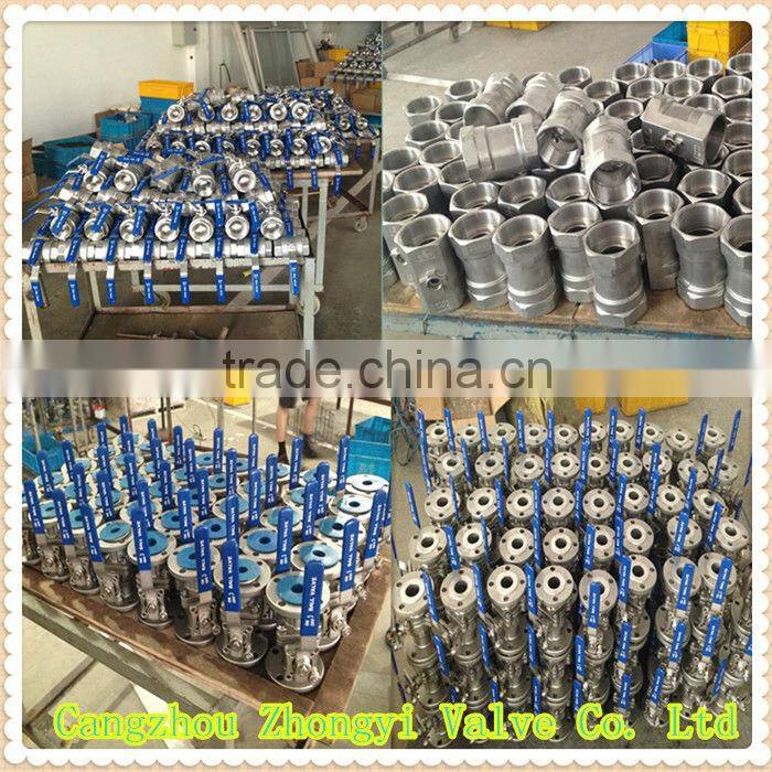 manufacturer of stainless steel 2pc thread ball valve