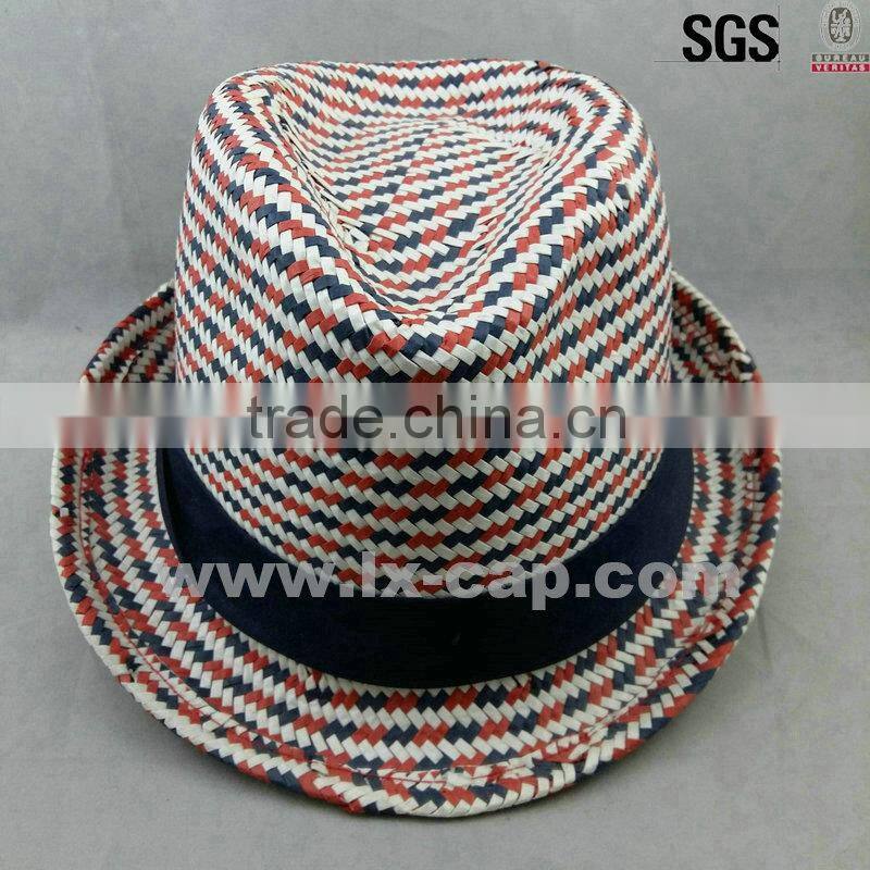 2015 Fashion design lady' fedora hats