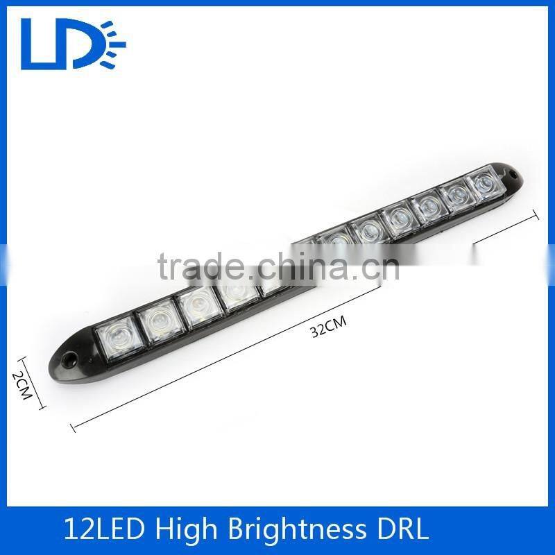 Factory Shop Fog Driving Lamp Daytime Running Light white Auto COB LED DRL