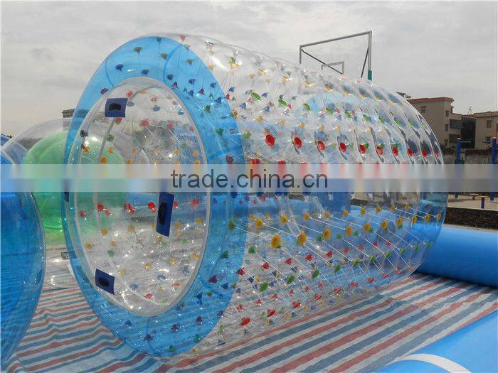 2014 POP inflatable water roller for water play equipments