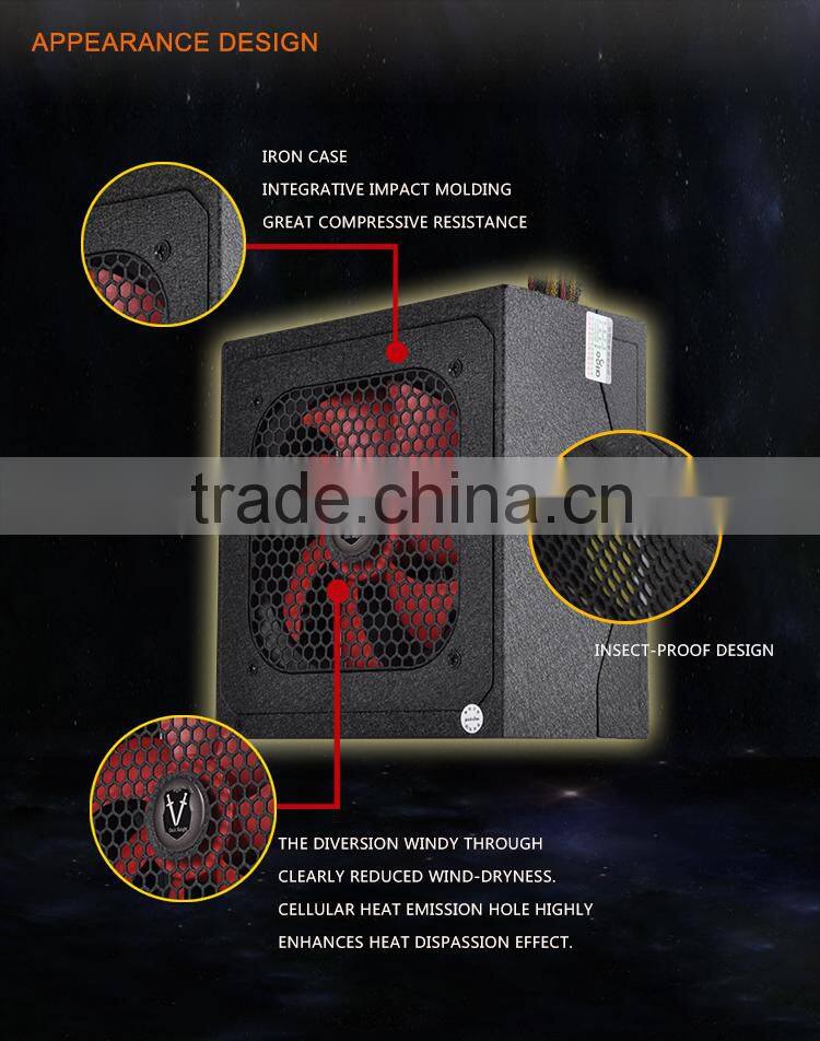 aigo G6 Golden 550W ATX DIY power supply PSU reliable quality and reasonable price