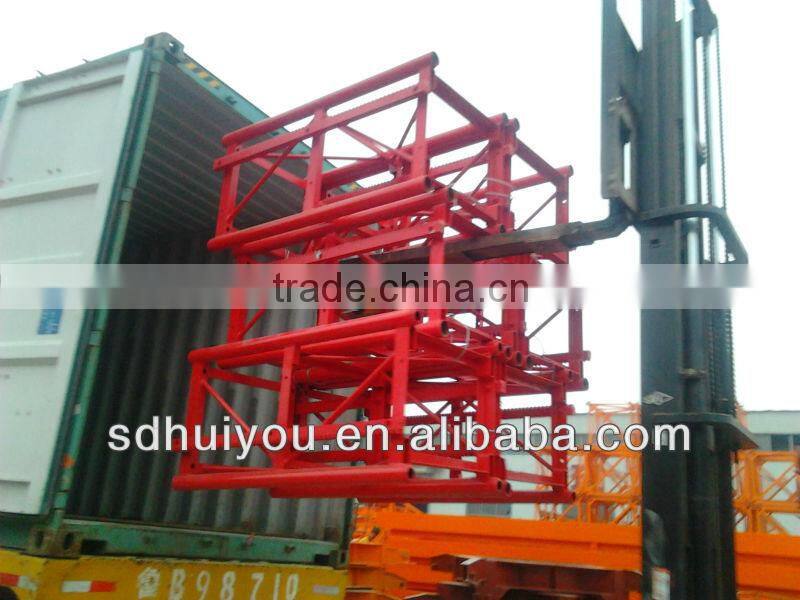 1t free height 50m hoist with best price for buildings and construction