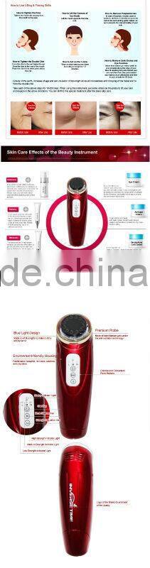 Titanium gold magnetic wave high-end beauty instrument BD-CS016