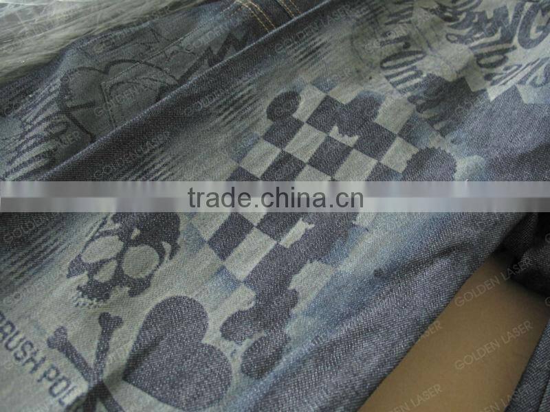 Germany Galvo Head Denim Jeans Laser Engraving Machine