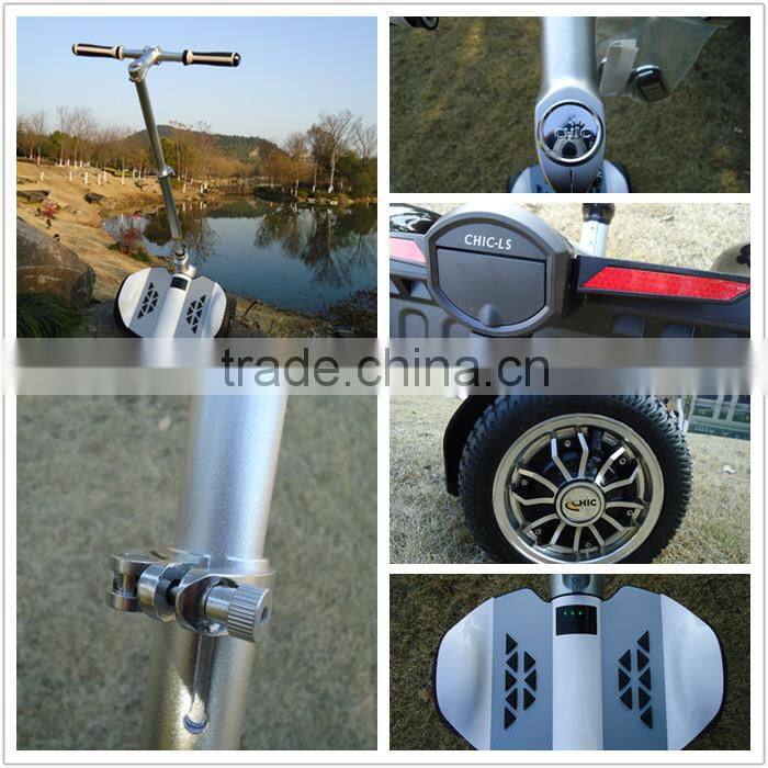48v fordable electric scooter with handle bar