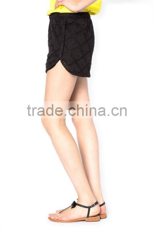 Women Fashion Design Casual Shorts Leisure Fresh Brilliant Loose Fit Printed Shorts 2013 2014 Fashion Hollowout Sexy Shorts