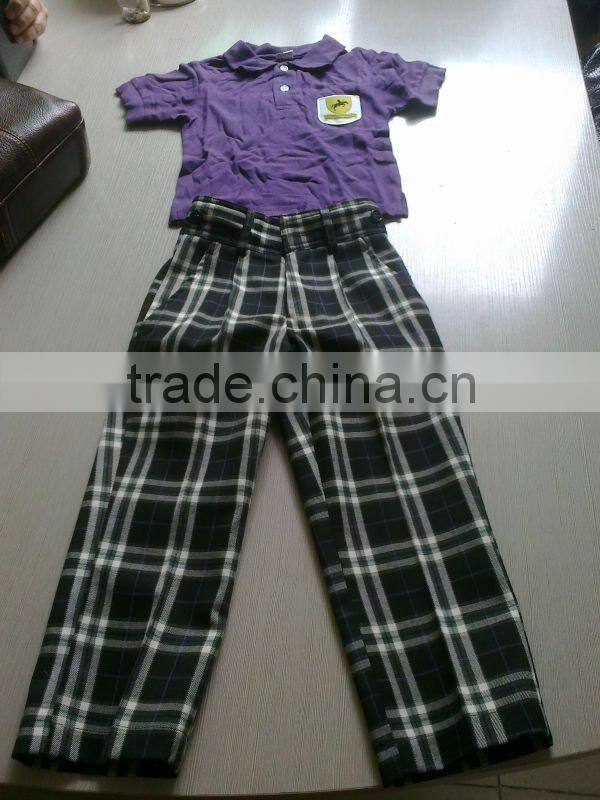 Hot selled smart design school sports wear uniform