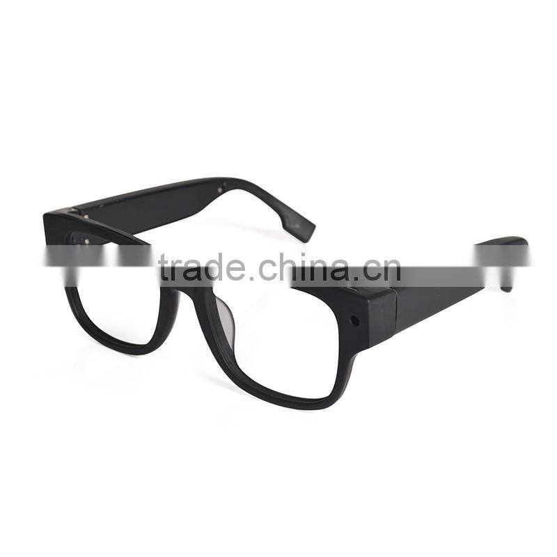 Fashion remote control 1080p full hd 5mp lens wifi spy camera glasses