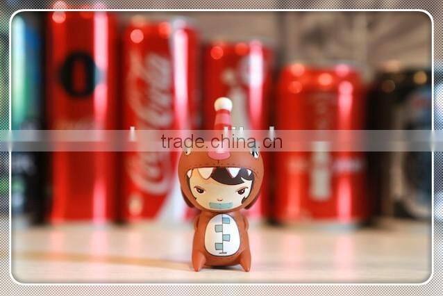 OEM plastic action figure funny little girl 3 inch Kathie Olivas Scavengers Series Daisey