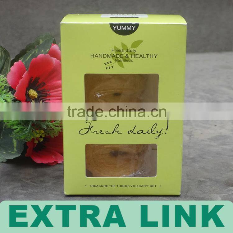 Custom Printed Display Creative Foldable Kraft Paper Cookies Cake Box