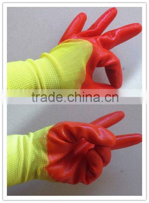 BSSAFETY Anti cut pvc coated safety gloves, waterproof work gloves