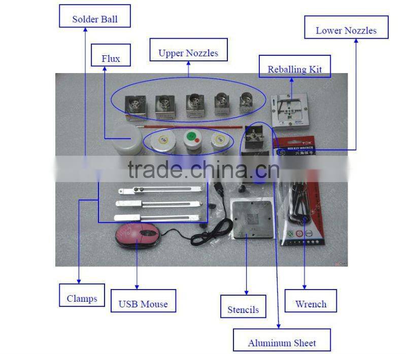 ROHS, lead free, rework station repair bga chip machine RW-SV550A