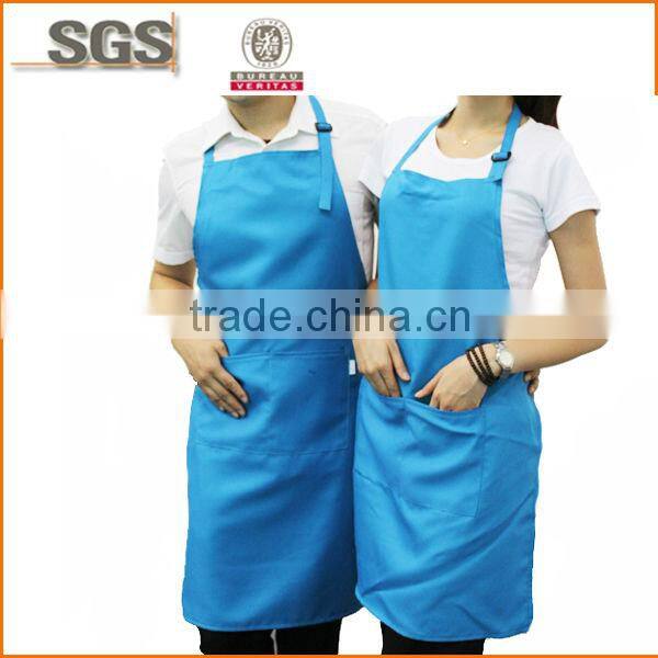 polycotton blank neck apron logo custom printing