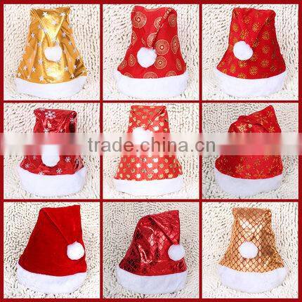 Top quality printing Embroidery Christmas hat , Christmas hat baby gift