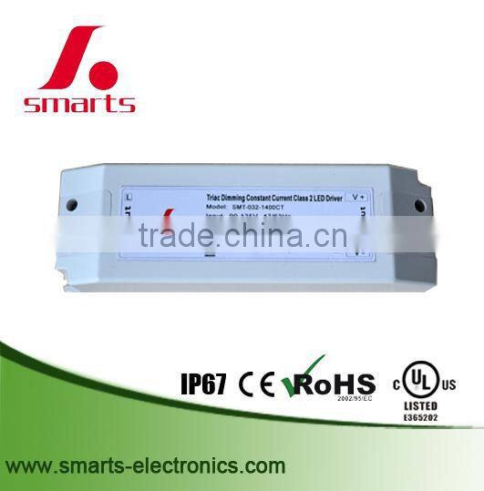 45W 1400ma cc triac dimmable for panel light led driver
