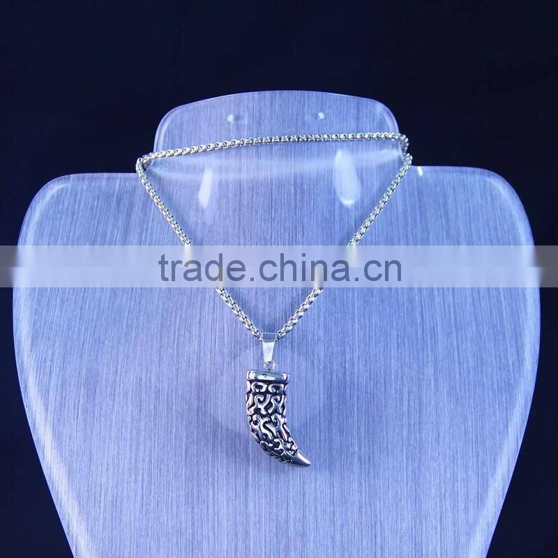 silver pendant necklace wholesale hip hop jewelry