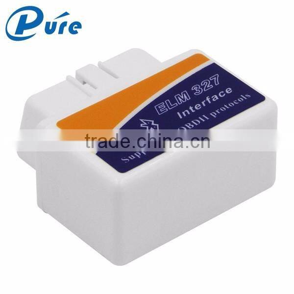 New Diagnostic Tool Super Mini White OBDII ELM327 V2.1 OBD2 ELM327 Bluetooth Works with all OBD-2 compliant vehicles