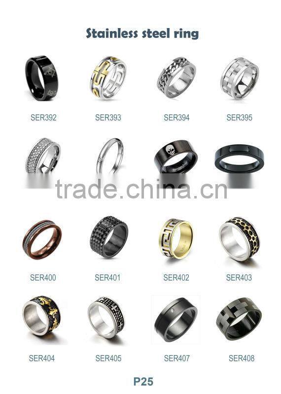 Hot Sale Fashion Stainless Steel mens thumb rings